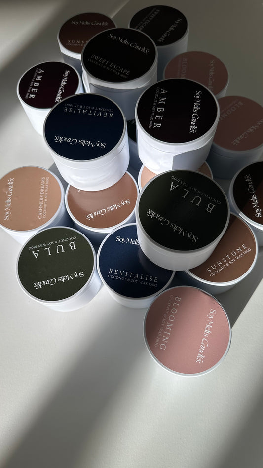 Amber Tin Candle 160g