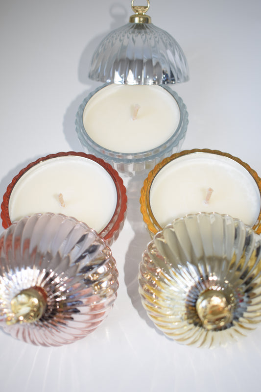 Gold Gingerbread Bauble Candle 90g